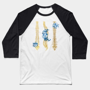 Human Spine Baseball T-Shirt